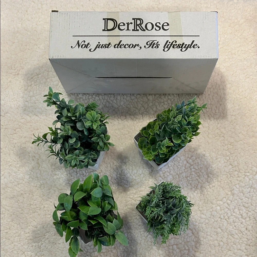 DerRose Artificial Greenery Set
